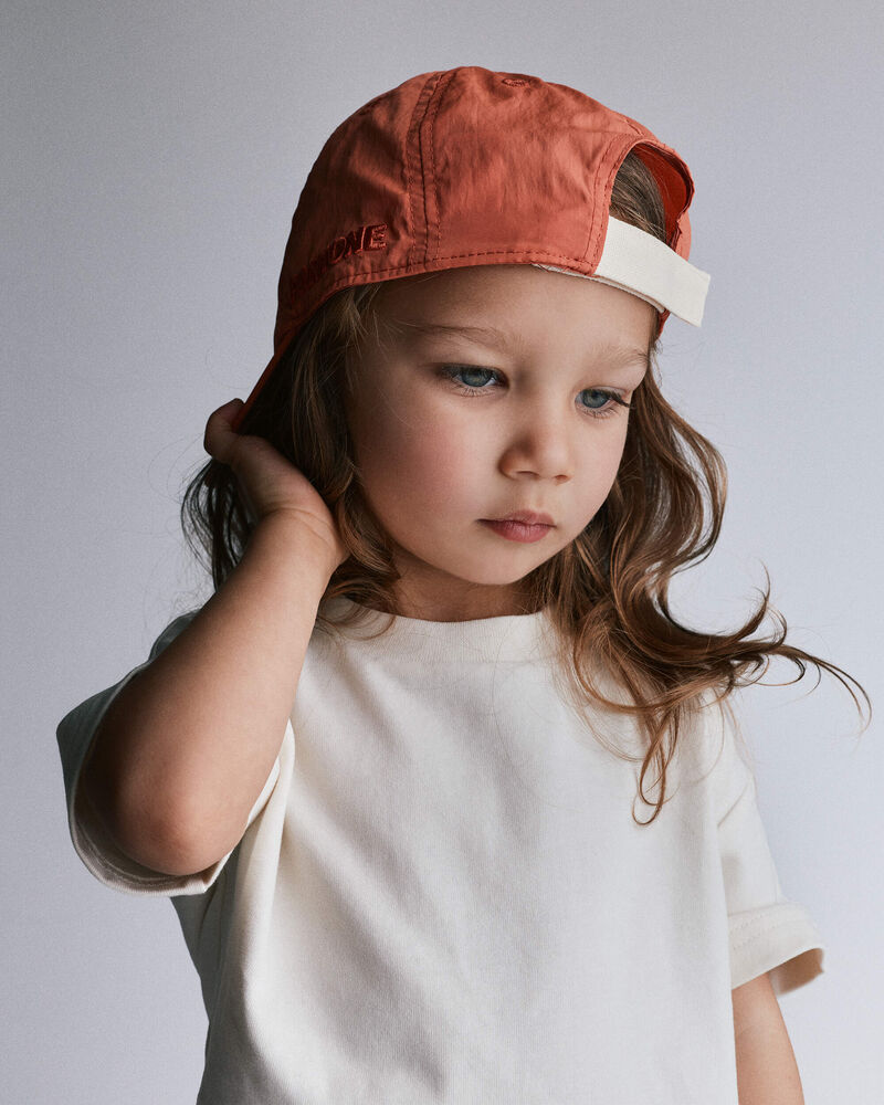 Toddler Elevated Relaxed Tee - Cream, image 3 of 5 slides