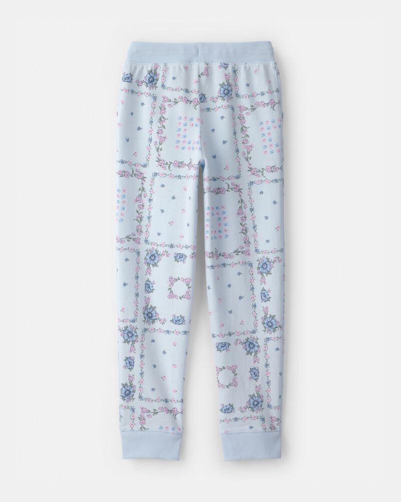 Girls 2-Piece Floral OshKosh Logo Layering Set - Blue, image 6 of 7 slides