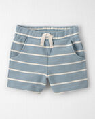 Toddler 2-Piece Organic Cotton Top & Short Set in Stripes, image 2 of 5 slides