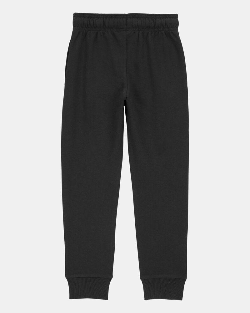 Toddler 2-Pack Pull-On Drawstring Joggers - Grey/Black, image 6 of 7 slides
