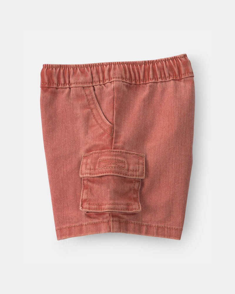 Baby Boy Cargo Pocket Shorts - Brown, image 3 of 5 slides