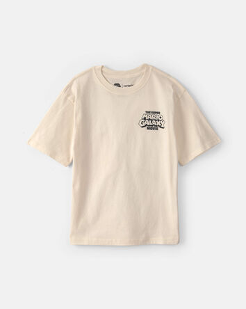 Boys Nintendo Super Mario Graphic Tee - Cream, 