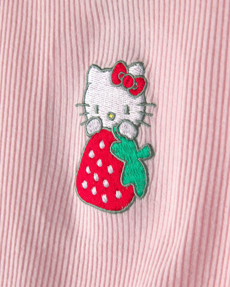 Baby Girl 2-Piece Hello Kitty&reg; Top & Skort Set - Pink/Green, image 2 of 6 slides