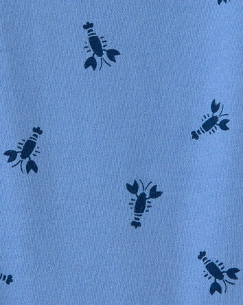 Baby Boy Lobster T-Shirt - Blue, 