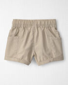 Toddler Boy 2-Piece Top & Short Set Made with Organic Cotton in Red Gingham, image 3 of 7 slides