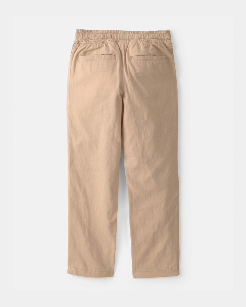 Boys 2-Piece Button-Down Shirt & Pant Set - Blue/Brown, image 4 of 7 slides