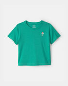Toddler Girl Ice Cream Graphic Tee - Green, image 1 of 5 slides