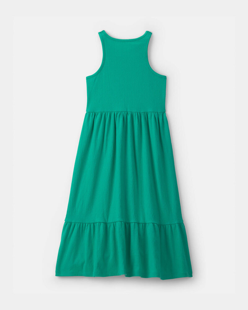 Girls Sleeveless Maxi Dress - Green, image 2 of 4 slides