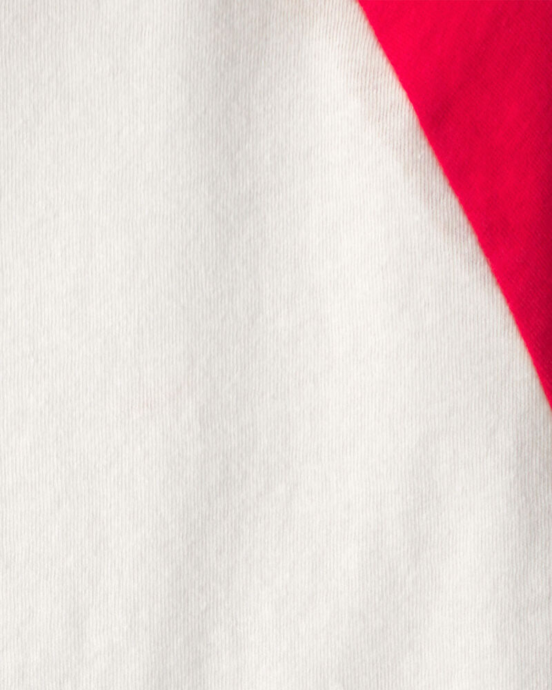 Kids Colorblock T-Shirt - Red/White, image 2 of 3 slides
