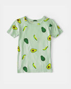 Toddler Avocado PurelySoft 2-Piece Pajama Set - Green, image 5 of 9 slides