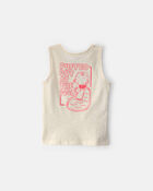 Baby Boy Puffer Fish Graphic Tank - Cream, image 2 of 5 slides