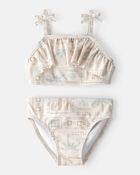Toddler Girl 2-Piece Surf Bikini Set - Cream, image 1 of 4 slides