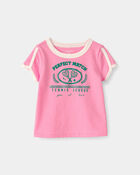 Baby Girl 'Perfect Match' Top - Pink, image 1 of 4 slides