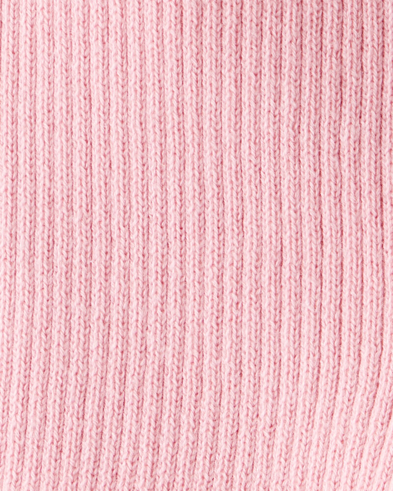 Baby Girl Organic Cotton Sweater Knit Pants , image 4 of 5 slides