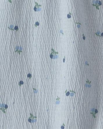 Baby Girl Blueberry Jumpsuit - Blue, 