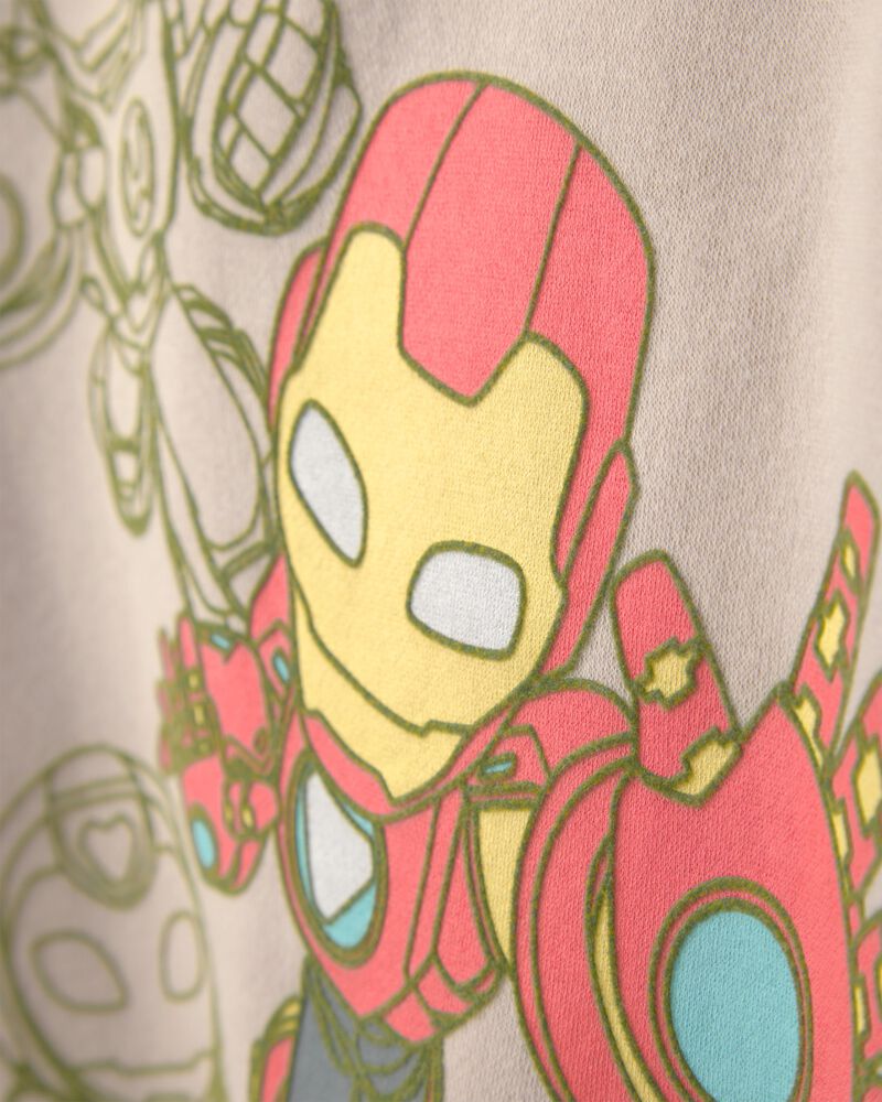 Toddler Boy &copy;Marvel Iron Man Fleece Pullover Sweatshirt - Brown, image 2 of 3 slides