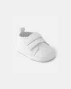 Baby Girl Swiss Dot Casual Shoes - White, image 1 of 6 slides