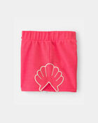 Toddler Girl Shell French Terry Shorts - Coral, image 2 of 5 slides