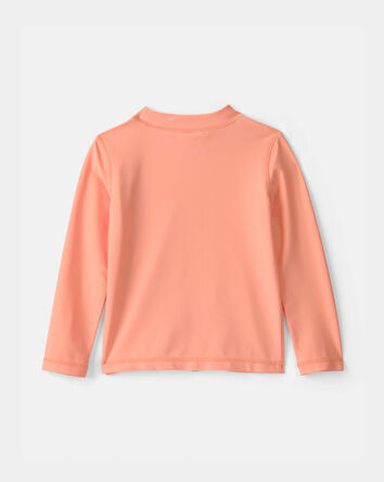 Toddler Boy Crab Long-Sleeve Rashguard - Orange, 
