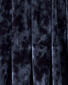 Girls Velour Skater Skirt - Navy, image 3 of 4 slides