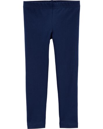 Toddler Girl Navy Leggings, 
