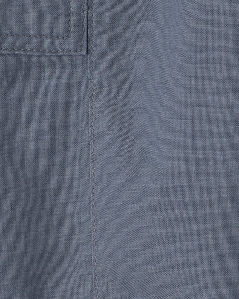 Boys Relaxed Linen Pants Made with Organic Cotton, image 4 of 5 slides