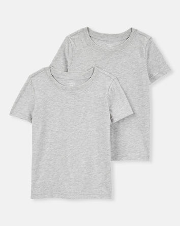 Boys 2-Pack Short-Sleeve Tees - Grey, 