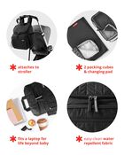 Forma Backpack Diaper Bag - Chocolate, image 3 of 8 slides