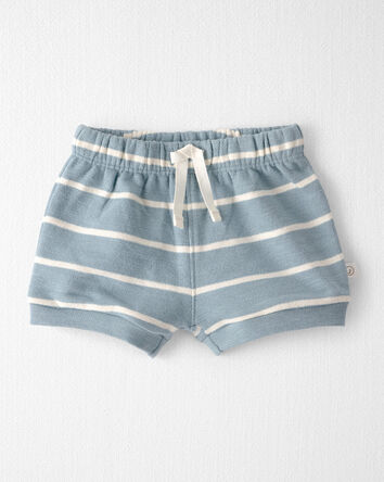 Baby 2-Piece Organic Cotton Top & Short Set in Stripes, 