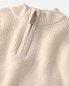 Toddler Boy Organic Cotton Quarter-Zip Pullover, image 2 of 4 slides