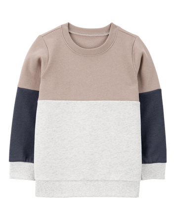 Baby Boy Colorblock Fleece Pullover, 