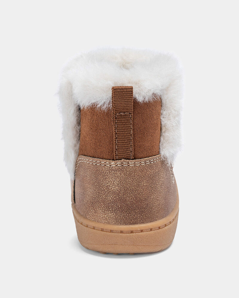 Baby Girl Every Step&reg; First Walker Boots - Khaki, image 3 of 6 slides