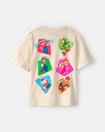 Boys Nintendo Super Mario Graphic Tee - Cream, 