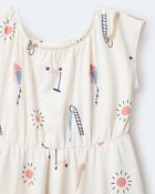 Toddler Girl Avenue Twirl&trade; Dress in Park Day Print - Cream, image 8 of 8 slides