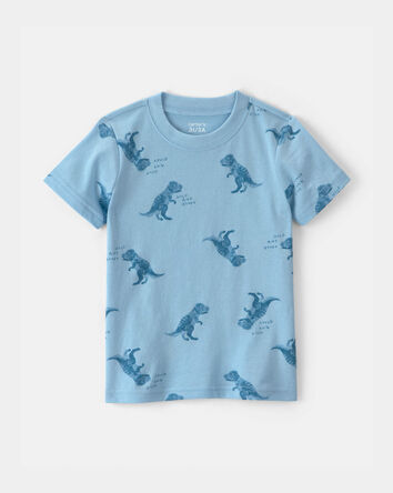 Toddler Boy Dinosaur T-Shirt - Blue, 