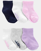 Toddler Girl 6-Pack Crew Socks, image 1 of 2 slides