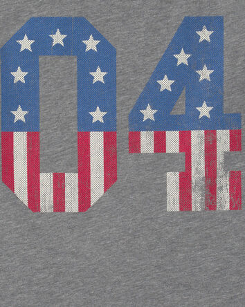 Boys Fourth of July Graphic Tank - Grey, 