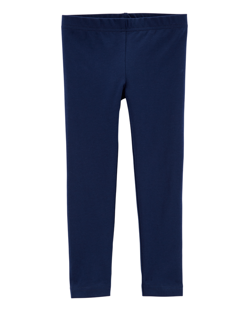 Toddler Girl Navy Leggings, image 2 of 3 slides