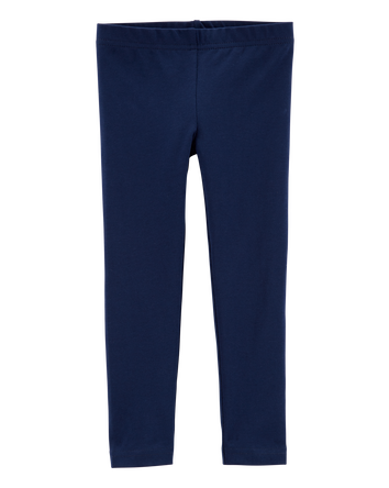 Toddler Girl Navy Leggings, 