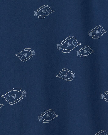 Toddler Boy Fish T-Shirt - Blue, 