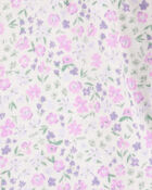Baby Girl 4-Piece Floral Outfit Set - Purple, image 2 of 4 slides