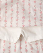 Girls 2-Piece Floral Sleeveless Top & Skort Set - Pink, image 2 of 5 slides