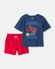Navy/Red