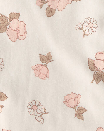 Baby Girl 4-Pack Floral Burp Cloths, 