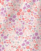 Girls Floral French Terry Shorts - Pink, image 3 of 4 slides