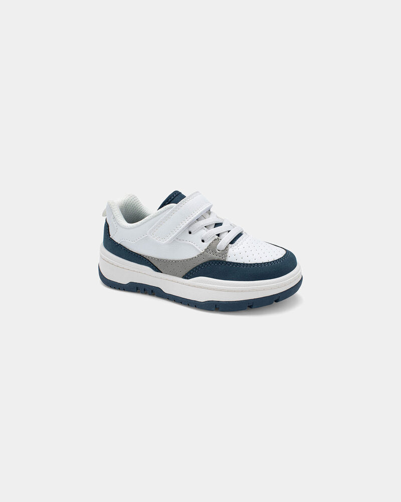 Toddler Boy Casual Sneakers - Navy/White, image 1 of 6 slides