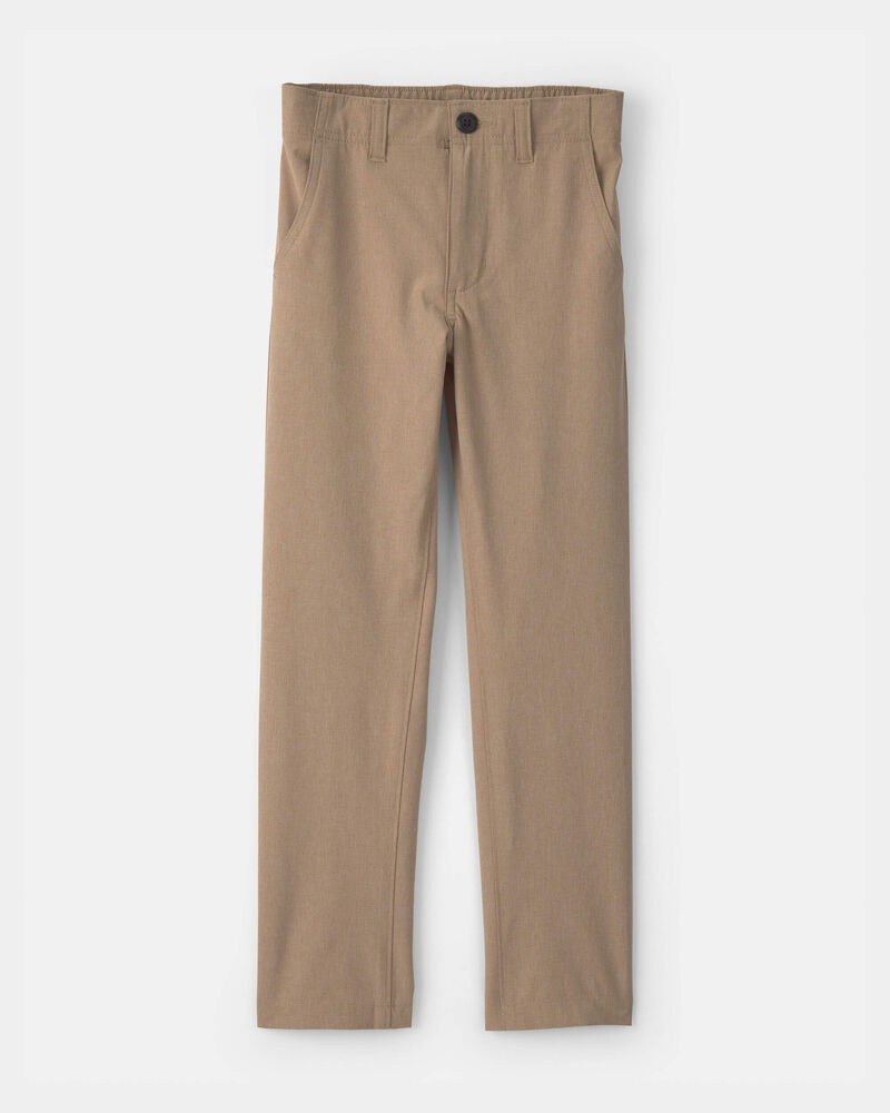 Boys Uniform Active Pants - Khaki, image 1 of 4 slides
