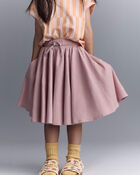 Toddler Girl Avenue Twirl&trade; Midi Skirt - Light Pink, image 1 of 6 slides