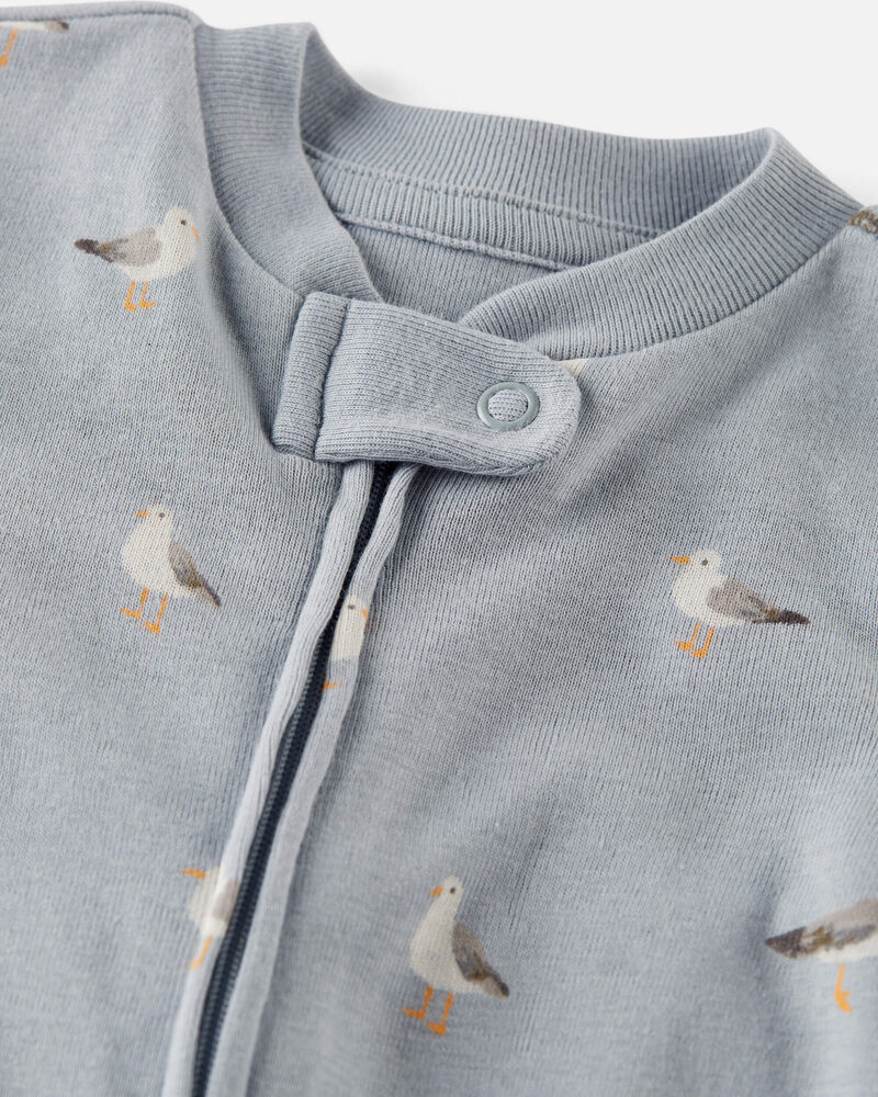 Baby Organic Cotton Sleep & Play Pajamas, image 2 of 4 slides