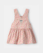 Baby Girl Floral Heart Pocket Skirtall - Pink, image 2 of 4 slides
